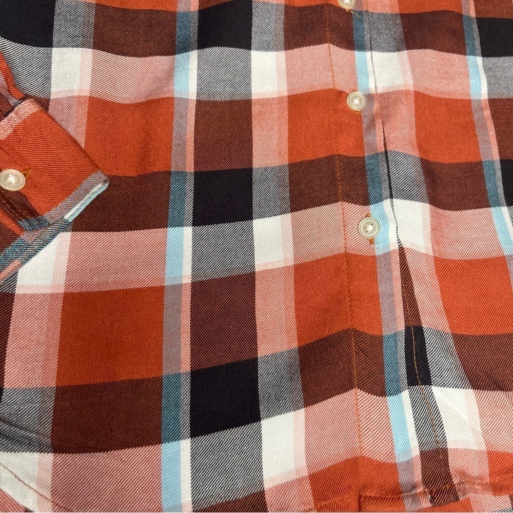 LOFT Plaid Long Sleeve Button Down Shirt Size XS - Picture 4 of 9